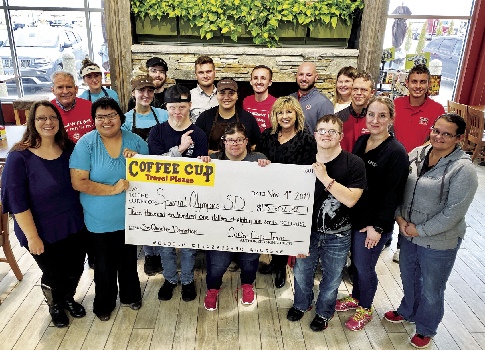Coffee Cup Team Donation